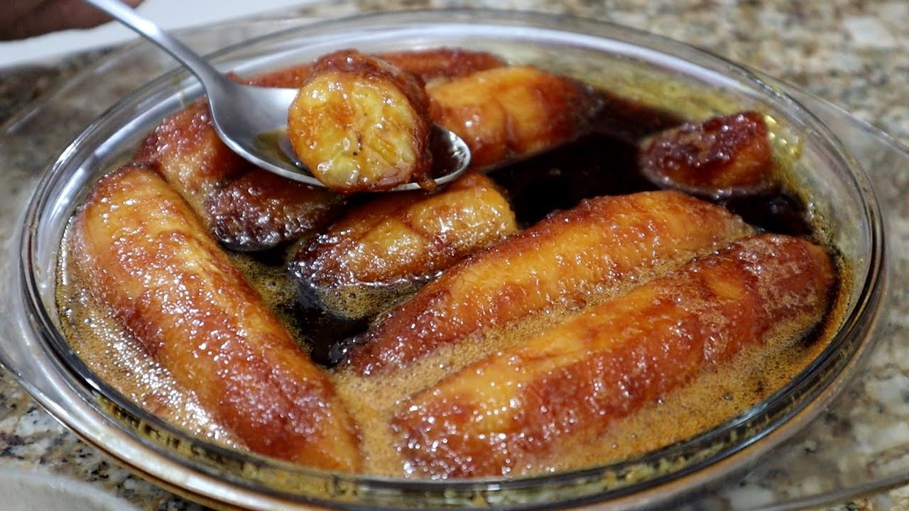Bananas Caramelizadas com Canela
