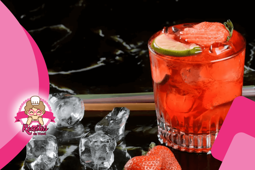caipirinha de morango