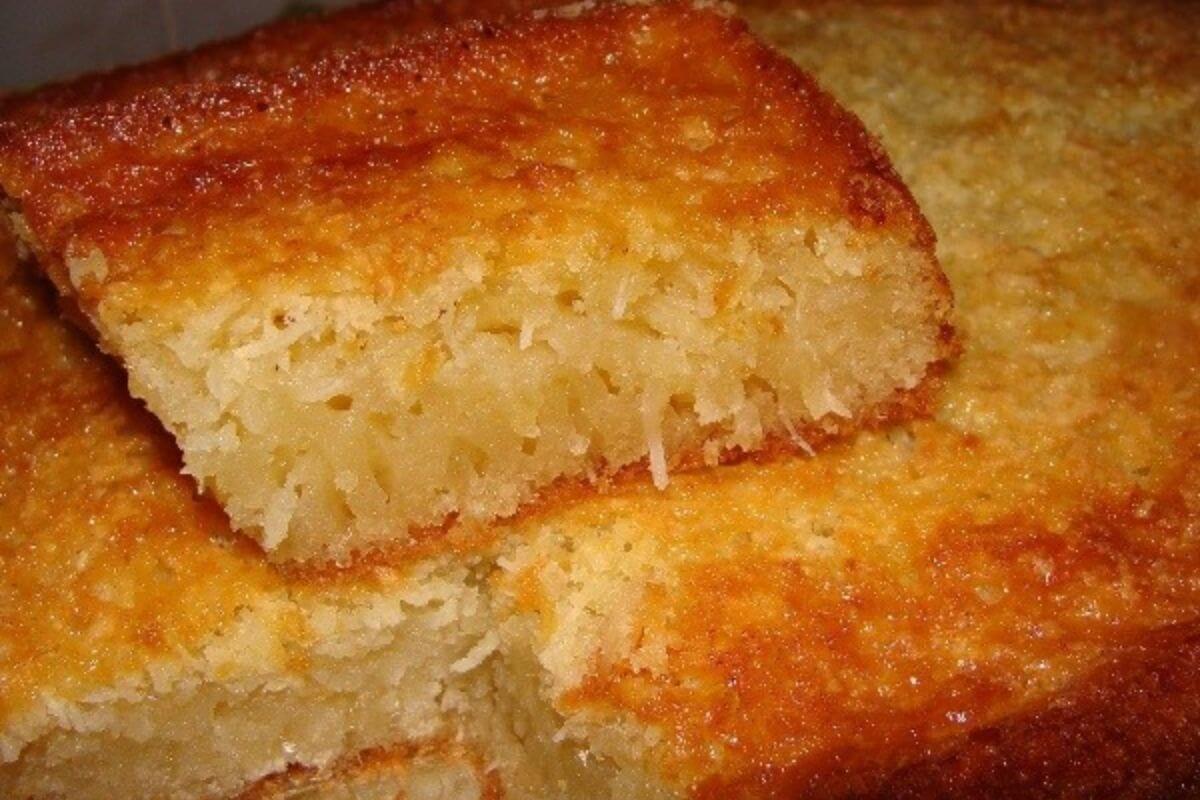 Bolo de Aipim de Liquidificador